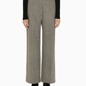 ANN TAYLOR  Loft Sparkly Brown Chevron Pattern Cuffed Tailored Pants NWOT